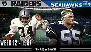 "Bo vs. the Boz" (Raiders vs. Seahawks, 1987)