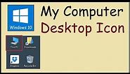 How to show my computer on desktop in Windows 10