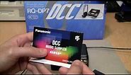 Panasonic RQ-DP7 portable DCC player unboxing & test