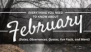February Quotes, Sayings, Poems, Observances, and Fun Facts