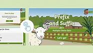 Grade 3 Phonics: Prefix and Suffix Game