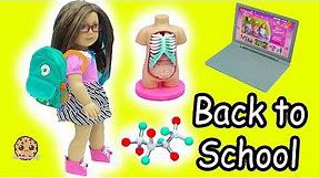 American Girl Back To School Science & Clothing Haul - Cookie Swirl C Doll Video