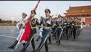 Flag-raising ceremony held at Tiananmen Square on China's National Day