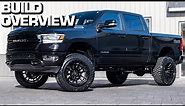 BUILD OVERVIEW: Lifted 2020 Ram 1500 | 6 Inch Rough Country Lift | 22x12 Fuel Rebel Wheels