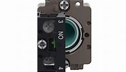 XB2BA31C - Complete push button, Easy Harmony XB2, metal, flush, green, 22mm, spring return, unmarked, 1NO | Schneider Electric India