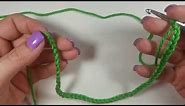 How to crochet a curly cue tutorial