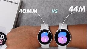 Samsung Galaxy Watch 5 - 40mm vs 44mm SIZE Comparison on WRIST!