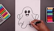 How To Draw a Ghost EASY
