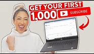 5 Steps to Get Your First 1000 Subscribers on YouTube | HOW TO GROW FAST ON YOUTUBE IN 2024