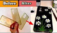 How to make old mobile cover to new mobile Covers /Mobile Cover Painting/ DIY Mobile Cover Painting