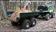 MUTS ATV Dump Trailer - - Heavy Duty - 2,000 lb Capacity - Tandem Axle - Walking Beam