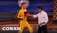 Steven Ho Hits Conan With Bruce Lee's One Inch Punch | CONAN on TBS