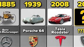 Comparison: The First Car of Each Brand (1885 - 2019)