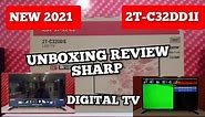 Terbaru 2021 || TV Sharp Digital 32 Inch 2T-C32DD1 Unboxing Review