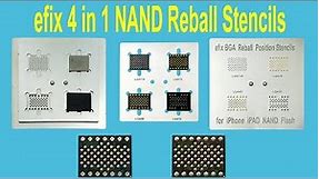 efix 4 in 1 NAND Position Reball Stencils Station for iPhone iPAD