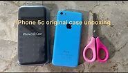 iPhone 5c case unboxing original from Apple