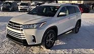 2019 Toyota Highlander LE - review of features and full walk around