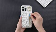 DEYHU iPhone XR Phone case Wallet for Women, iPhone XR Phone case with Card Holder with Credit Card with Ring Kickstand Zipper Shockproof Slim Stand Case for iPhoneXR - White Leopard