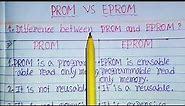 Difference between PROM and EPROM in hindi|PROM vs EPROM|rom|memory|primary memory|EPROM vs PROM.