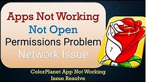 How to Fix ColorPlanet App Not Working | Not Open | Space Issue
