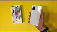 Galaxy A41 Prism White - Unboxing & Review!