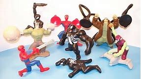 2009 THE SPECTACULAR SPIDERMAN ANIMATED SERIES SET OF 8 McDONLAD'S HAPPY MEAL TOY'S VIDEO REVIEW