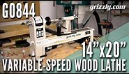 Grizzly's G0844 - 14" x 20" Variable-Speed Benchtop Wood Lathe