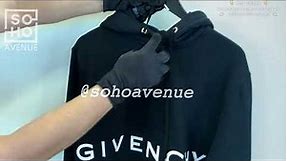 Givenchy black man Logo Hoodie
