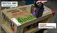 Bentsai Handheld Inkjet Printer B80 for Cardboard Box Printing and B85 Prints Metals Plastics
