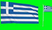 Greece Flags Waving In Windnational Symbol Stock Motion Graphics SBV-347740459 - Storyblocks