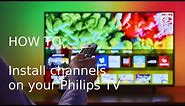 How to install channels on your Philips Saphi Smart TV [2018 - 2022]
