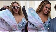 Compilation of Beyoncé attending the 2019 Roc Nation Brunch