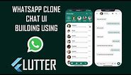 Building Flutter WhatsApp Chat Screen UI from Scratch | Flutter | UI | Android Development