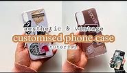 diy aesthetic & vintage phone case tutorial | malayalam | how to make customised phone cases ||