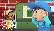 Gus's Garbage Truck goes through the car wash | Cartoon for kids