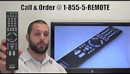SONY RMYD017 Remote Control PN: 148030111 - www.ReplacementRemotes.com