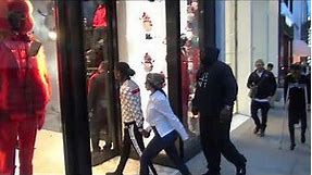 Cardi B and Off Set hit the shops of Rodeo Drive in Beverly Hills hand in hand