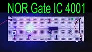 CD4001 | NOR Gate logic ic 4001 | Digital Electronics