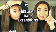 22 INCHES LONG | HOW TO - BELLAMI CLIP IN HAIR EXTENSIONS