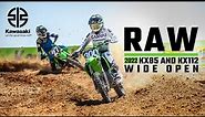 Raw | 2022 KX85 and KX112 Two-Strokes Wide Open