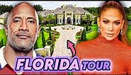 10 Celebrities Who Live In Florida | J.Lo, The Rock & More