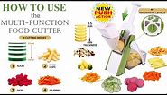 How to Use the Multi-Function Food Cutter to Prep Your Vegetables Quickly & Safely