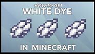 Minecraft White Dye: How To Get White Dye In Minecraft?