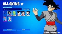 All Fortnite x Dragon Ball Skins (2022 - may 2023 Extended)