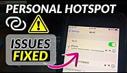 iPhone hotspot disconnect automatically I Personal hotspot turns off when iPhone is locked