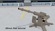 Roblox Plane Crazy - 88mm flak cannon tutorial