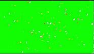 Green Screen Confetti celebration for winners Full HD