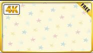 Doodle Background video Pastel Stars loop