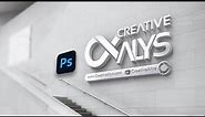 How to Create 3D Wall Logo using PSD Mockup in Photoshop