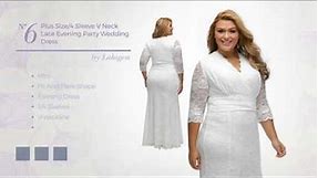 Elegant Plus Size White Dresses Collection